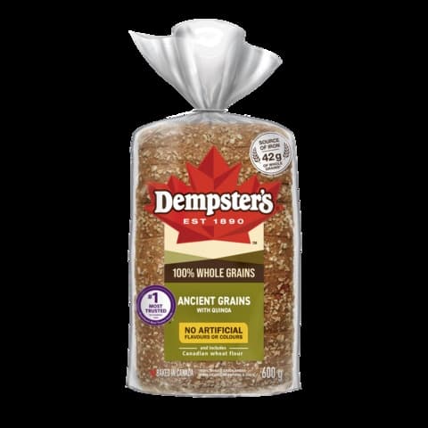 DEMPSTER'S ANCIENT GRAINS BREAD 620GM - Bakery & Bread