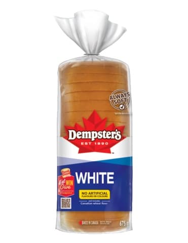 DEMPSTER'S WHITE BREAD 675G - Bakery & Bread