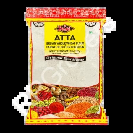 DESI BRWN WW AATA 2LB - Flour & Grains