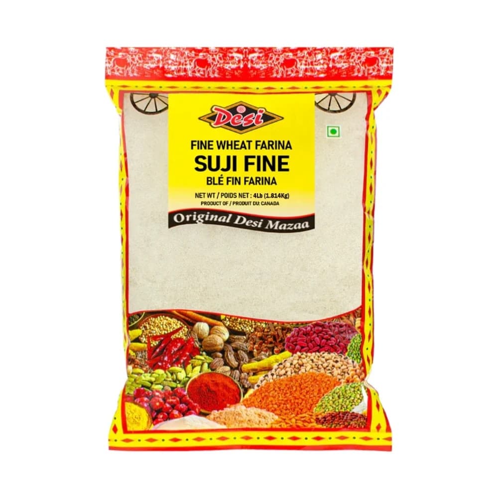 DESI SUJI COARSE 4 LB - Flour & Grains