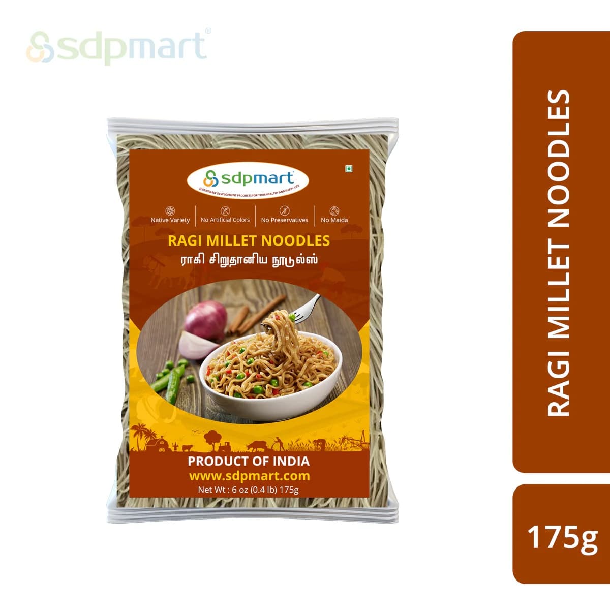DF Ragi Millet Noodles 175g - International & Specialty Foods