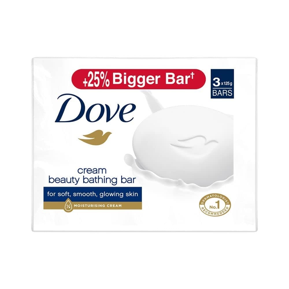 DOVE CRM BAR 125GX3 - Health & Care