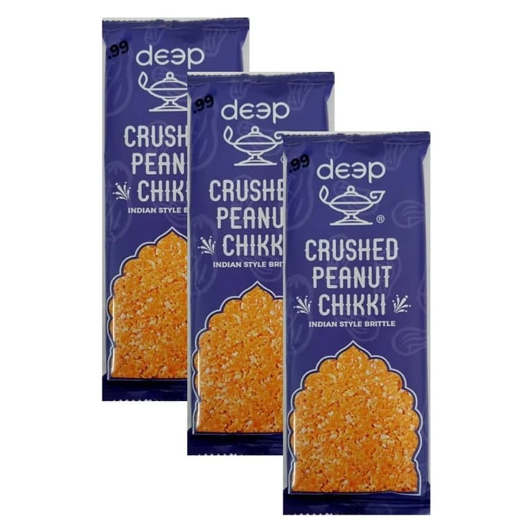 Deep Peanuts Chikki Bar 100g - Snacks
