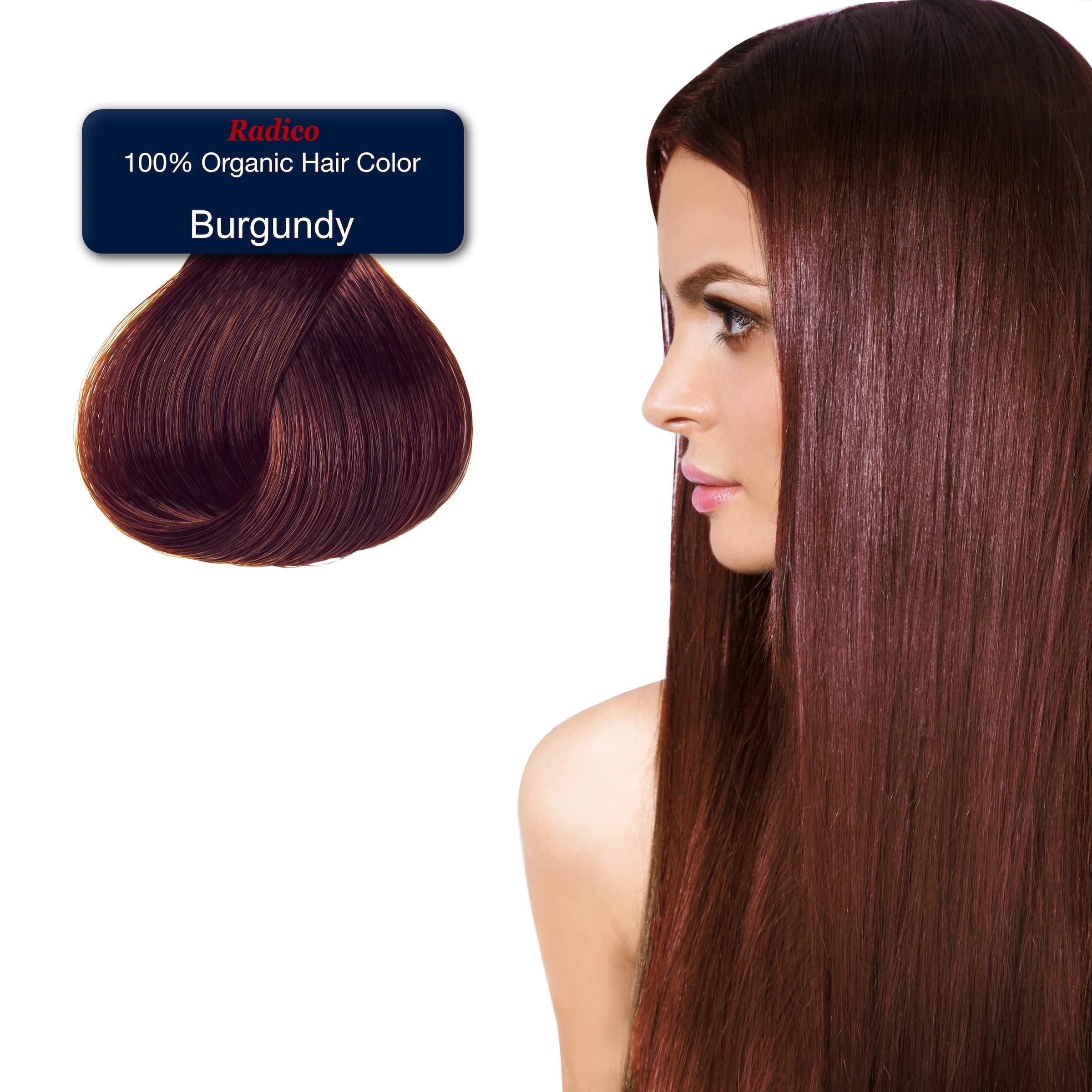 ECO ORG BURGUNDY BROWN HAIR COLOUR - Health & Care