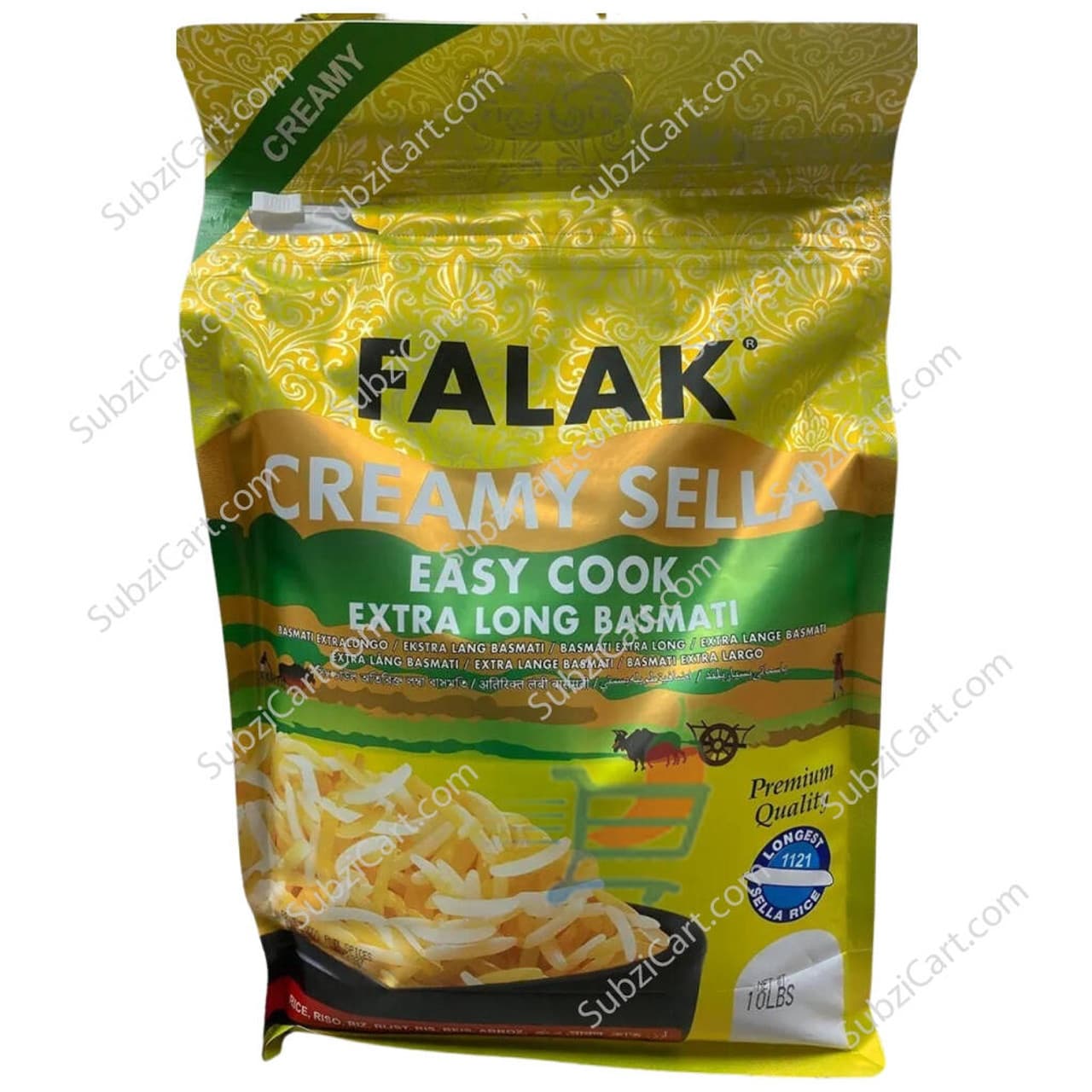FALAK SELLA BASMATI RICE 10LB - Flour & Grains