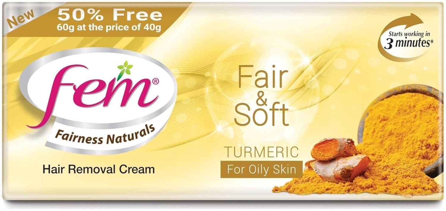 FEM HAIR REMOVAL TURMERIC 60 GM - Health & Care