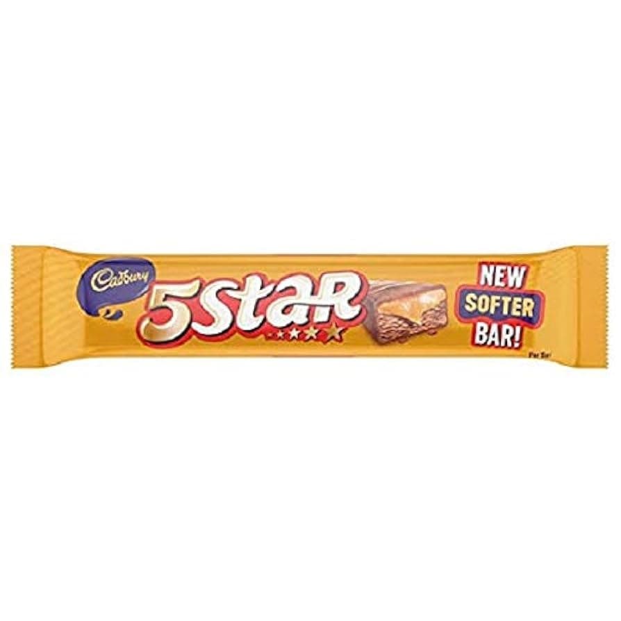 Cadbury Five Star Chocolate Bar 22g - Snacks
