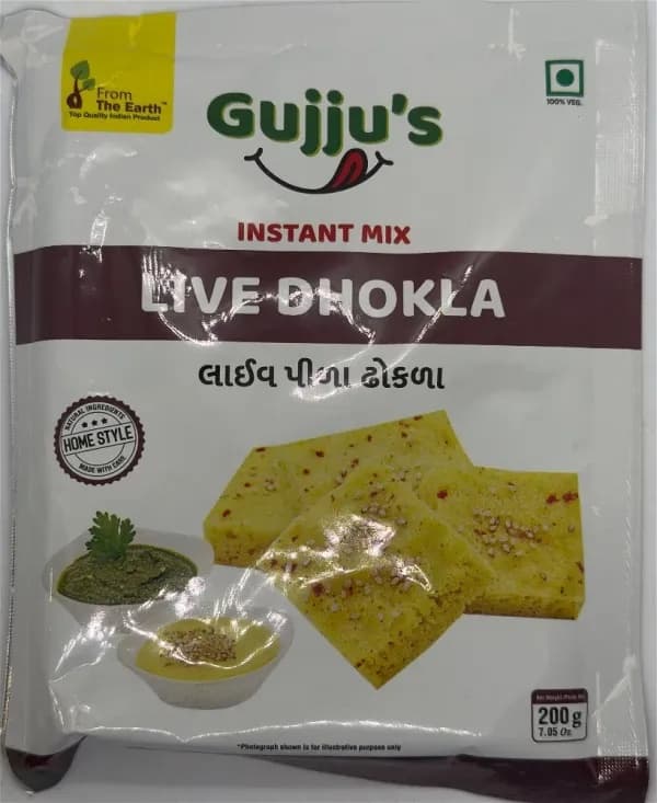 FTE LIVE DHOKLA 200G - Snacks