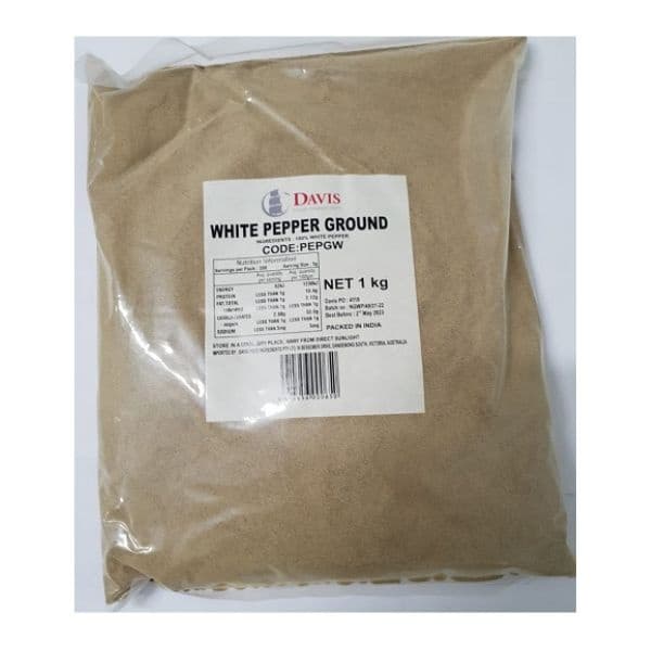 FTE WHITE PEPPER PWDR 200GM - Spices and Herbs