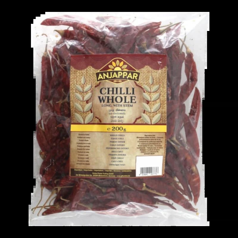 FTE CHILI WHOLE 200G W/STEM - Spices and Herbs