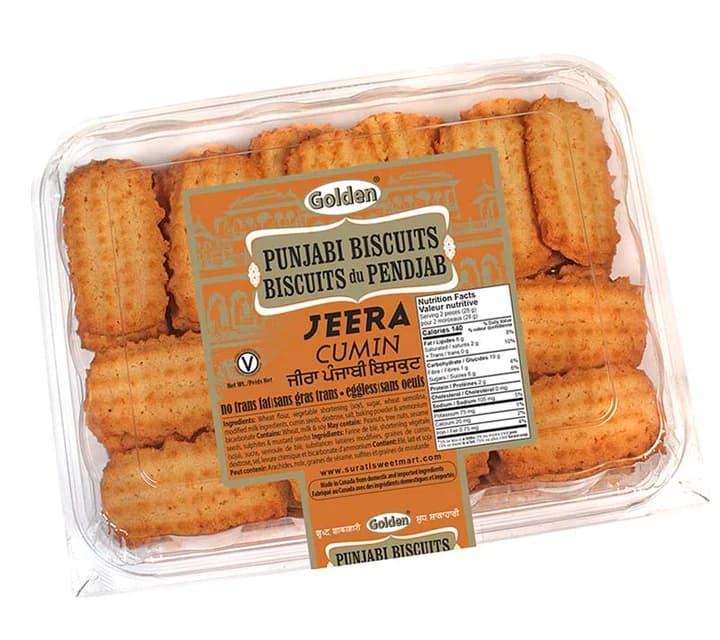 Golden Jeera Punjabi Biscuits 680g - Snacks