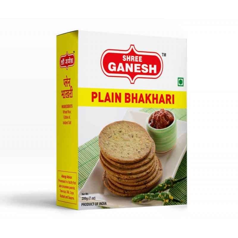 GANESH PLAIN BHAKHARI 180GM - Bakery & Bread