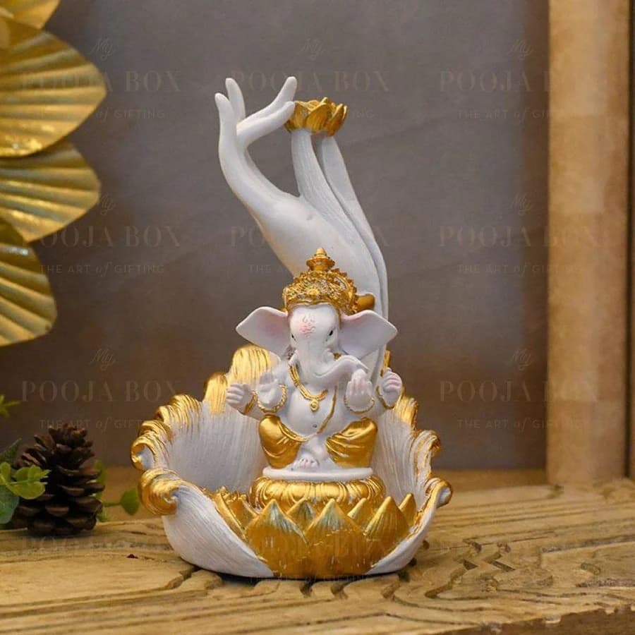 Namaste Ganeshji with Incense Holder - Religious