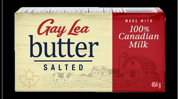Gay Lea Salted Butter 454g - Dairy