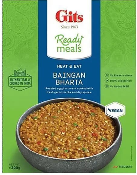 GITS BAINGAN BHARTA 300GM - Ready-to-Cook