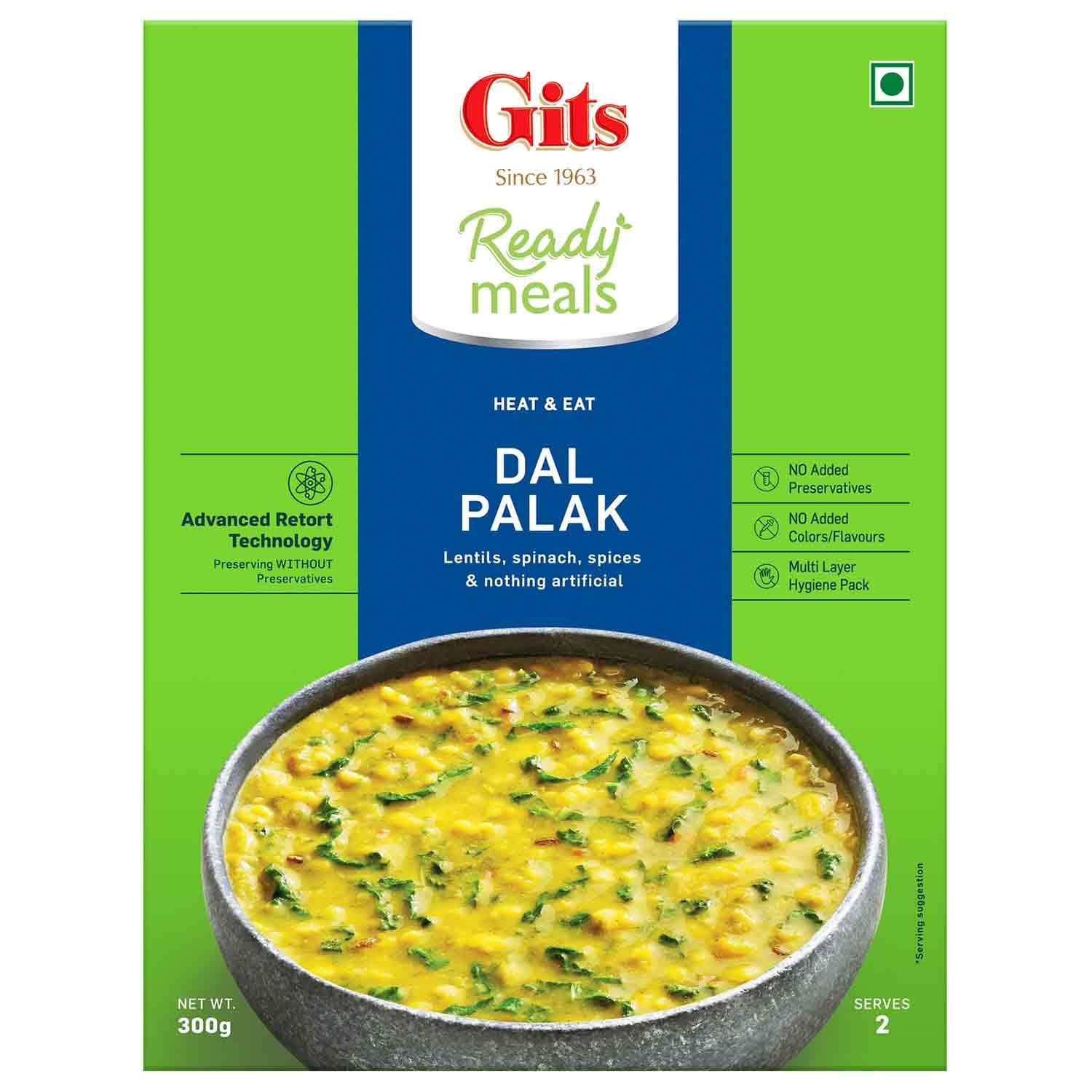 GITS DAL PALAK 300GM - Ready-to-Cook