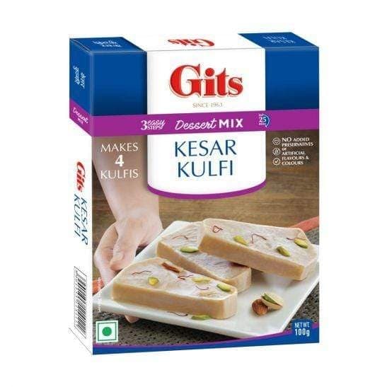GITS Kesar Kulfi Mix 100g - Snacks