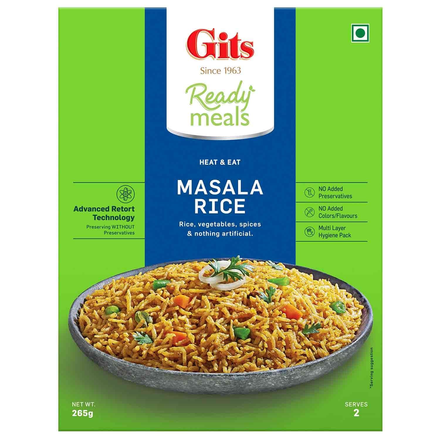 GITS MASALA RICE 265GM - Ready-to-Cook