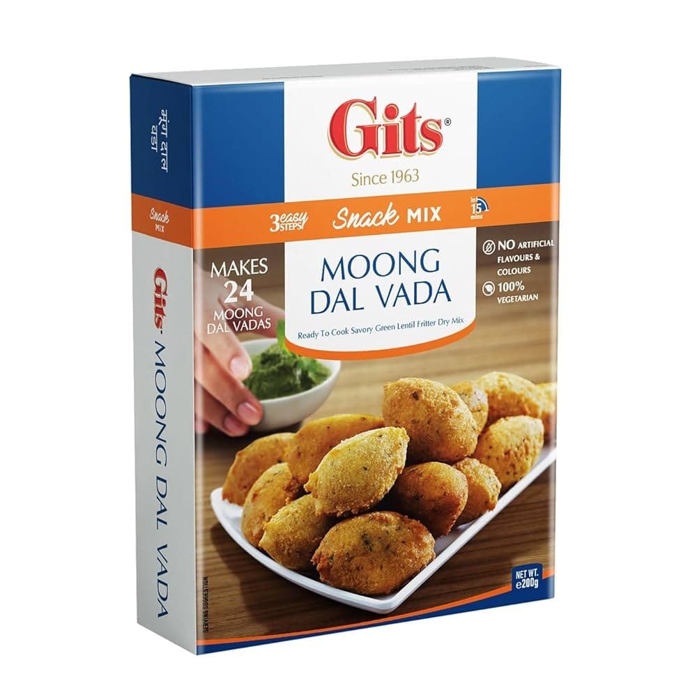 GITS MOONG DAL VADA 200GM - Ready-to-Cook