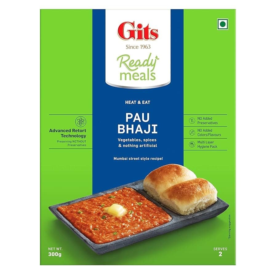 GITS PAU BHAJI 300GM - Ready-to-Cook