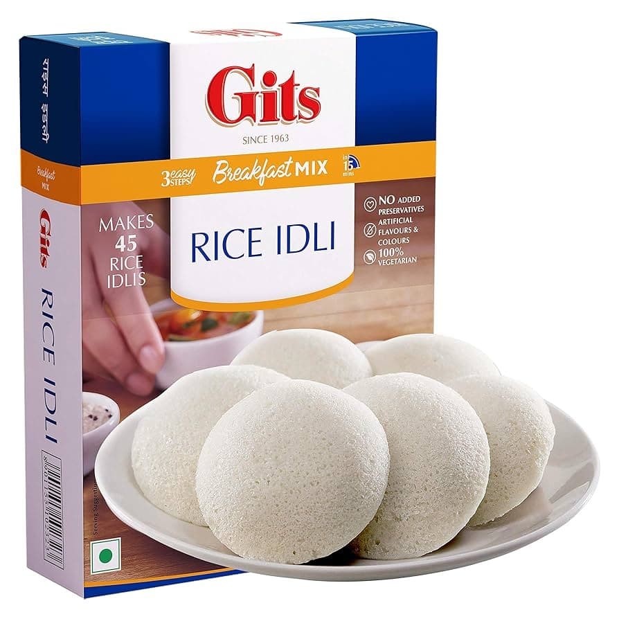 GITS RICE IDLI 500GM - Ready-to-Cook