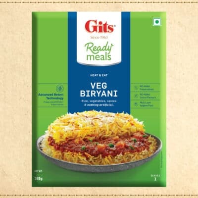 GITS VEG BIRYANI 265GM - Ready-to-Cook