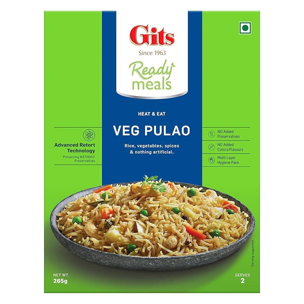 GITS VEG PULAO 265GM - Ready-to-Cook