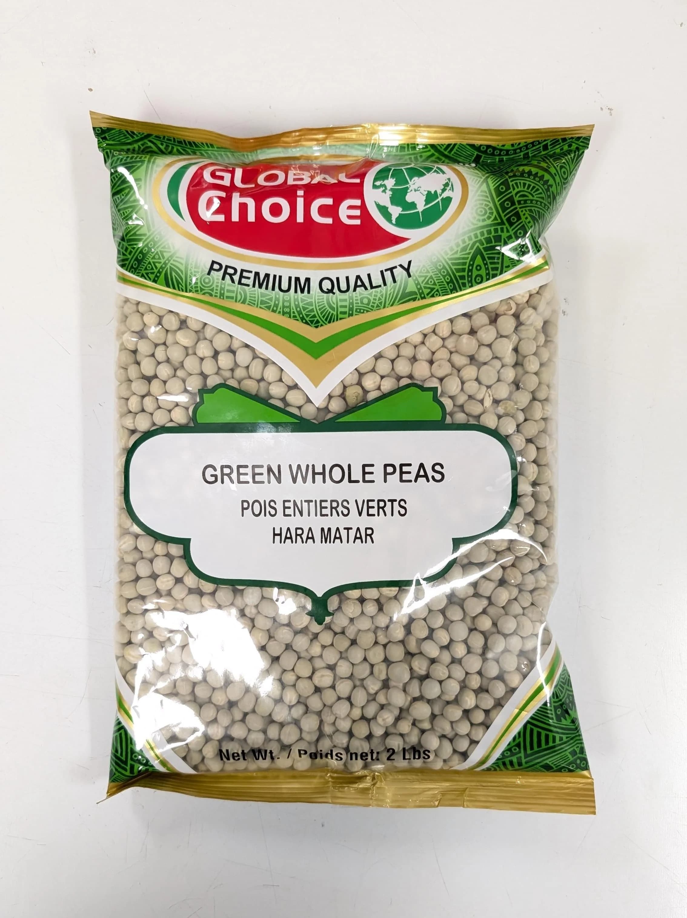 GC GREEN WHOLE PEAS 2LB - Pulses