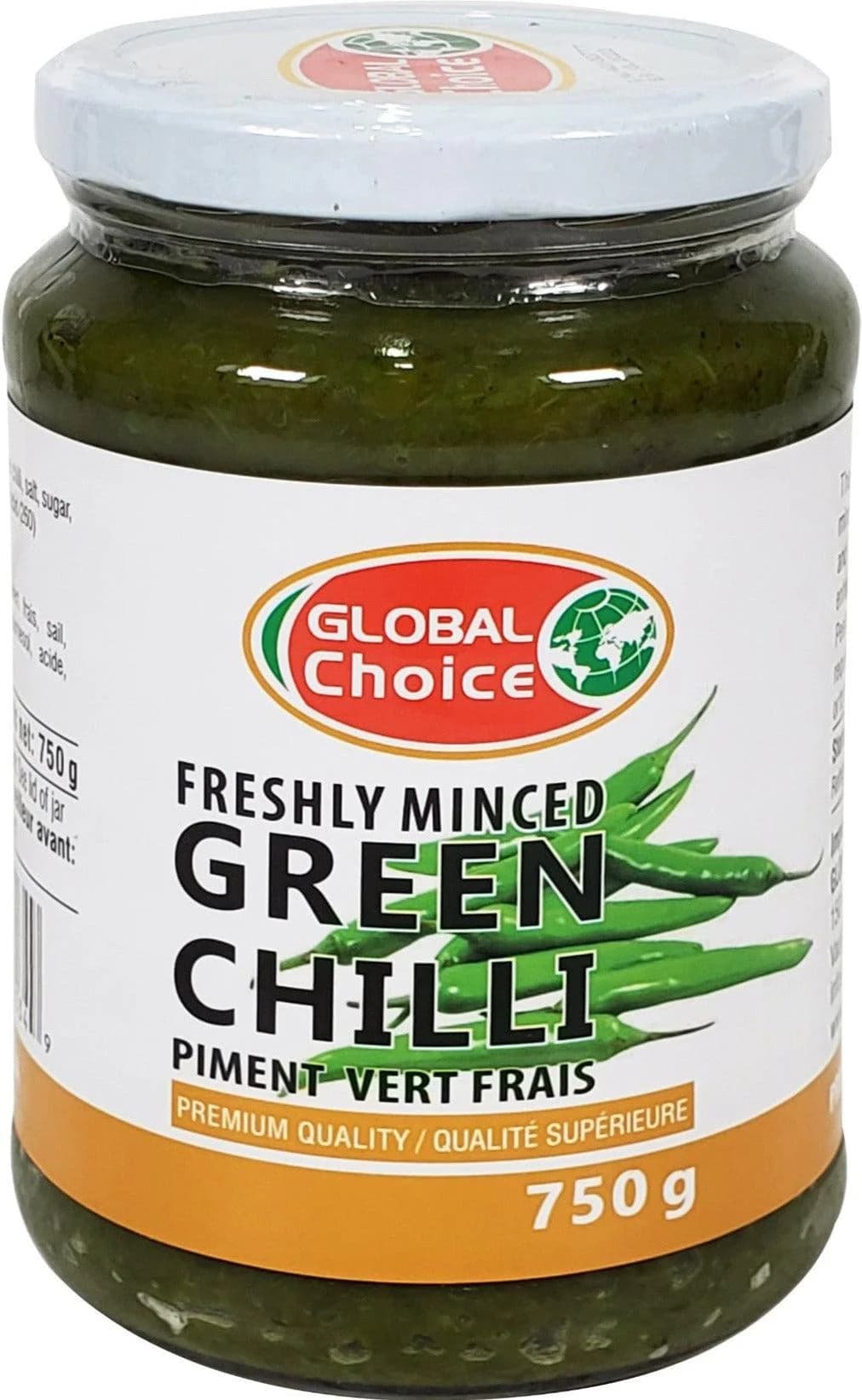 GC MINCED GREEN CHILLI 750 GM - Spices and Herbs