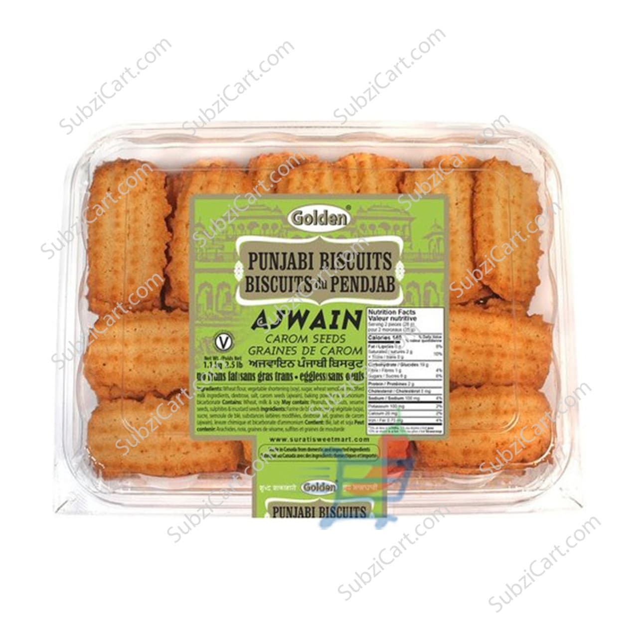 GOLDN PNJB AJWAIN BISC 2.5LB - Snacks