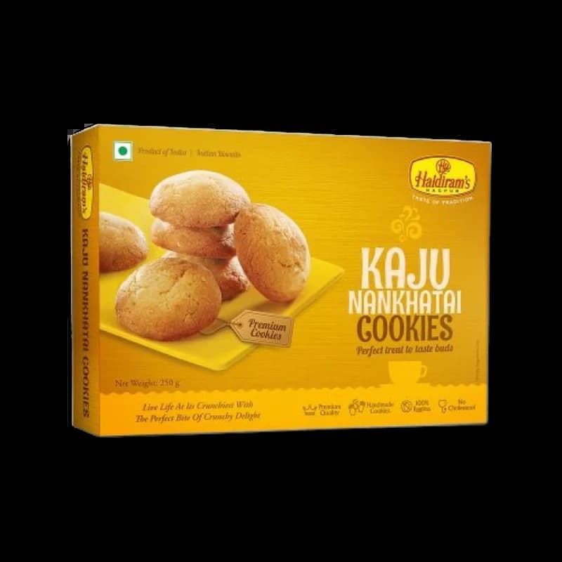 HALDIRAM KAJU NANKHATAI 250GM - Cooking Essentials