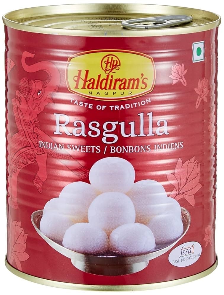 Haldiram's Rasgulla 1kg - Snacks