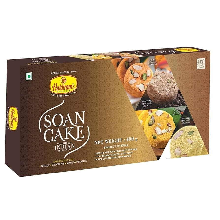 Haldiram's Soan Cake 400g - Snacks
