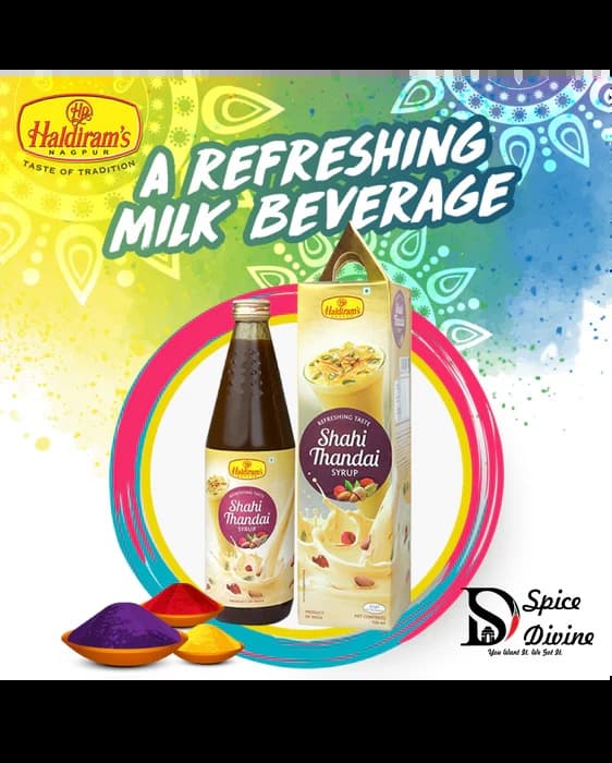 Haldiram's Thandai Syrup 750ml - Beverages