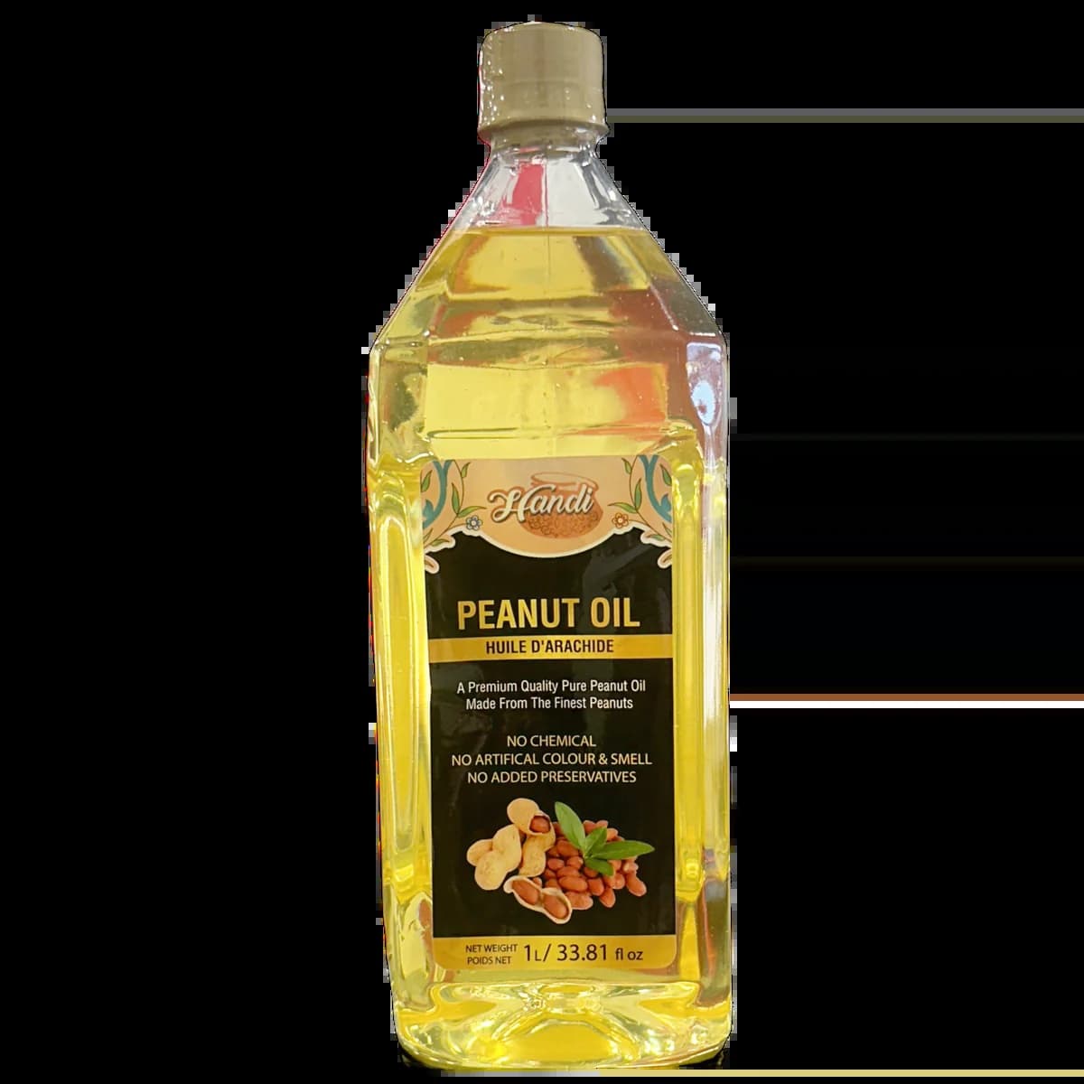HANDI PEANUT OIL 1LTR - Cooking Essentials