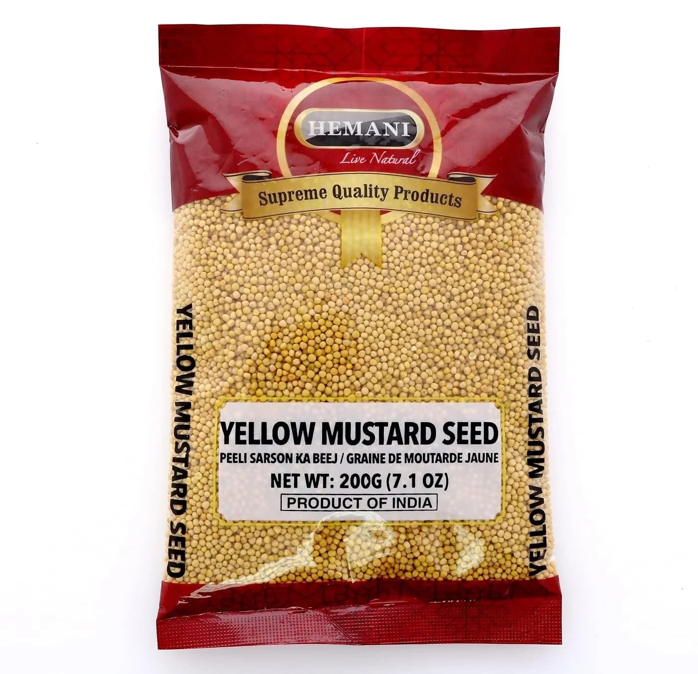 HD YELLOW MUSTARD 200GM - Spices and Herbs