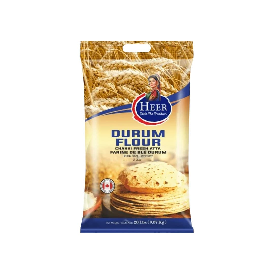 HEER DURUM DESI ATTA 5LB - Flour & Grains