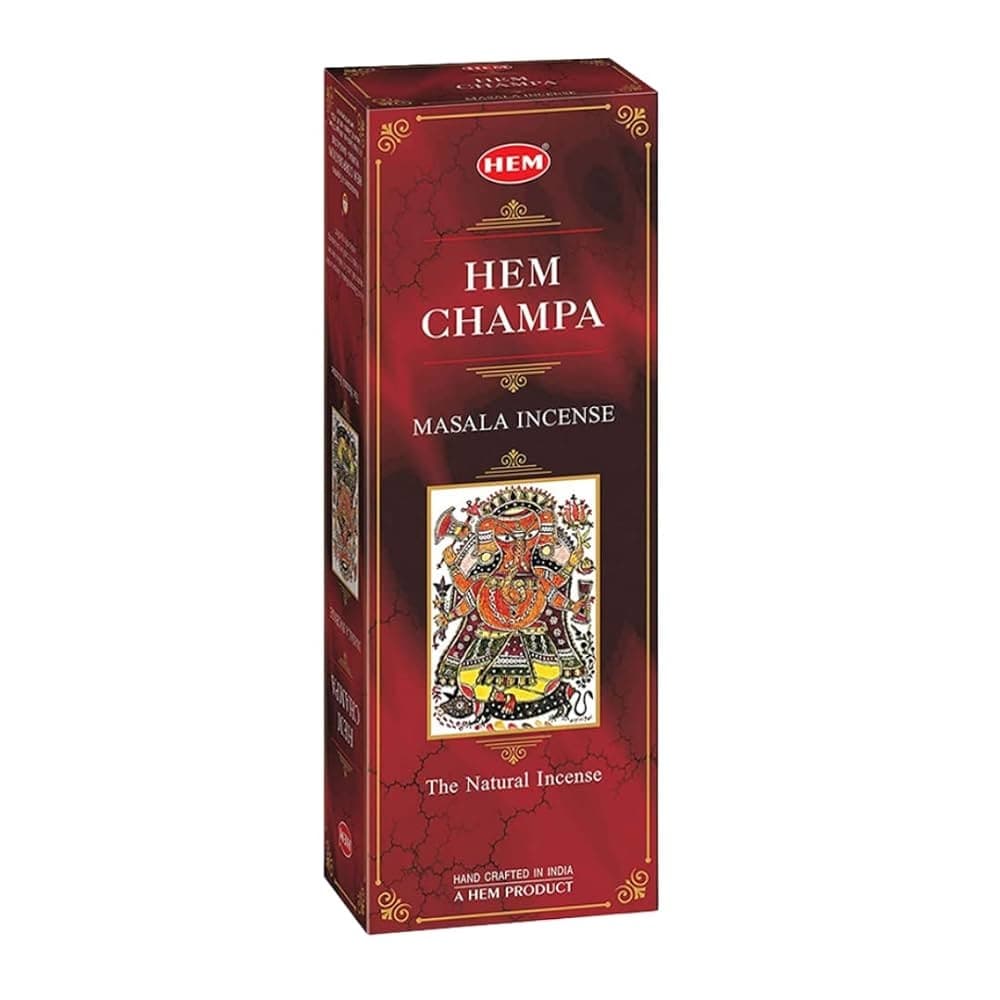 HEM Champa Masala Incense Sticks 6 Pack - Religious