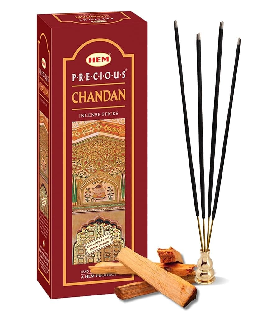 HEM Precious Chandan Incense Sticks 20pcs - Religious