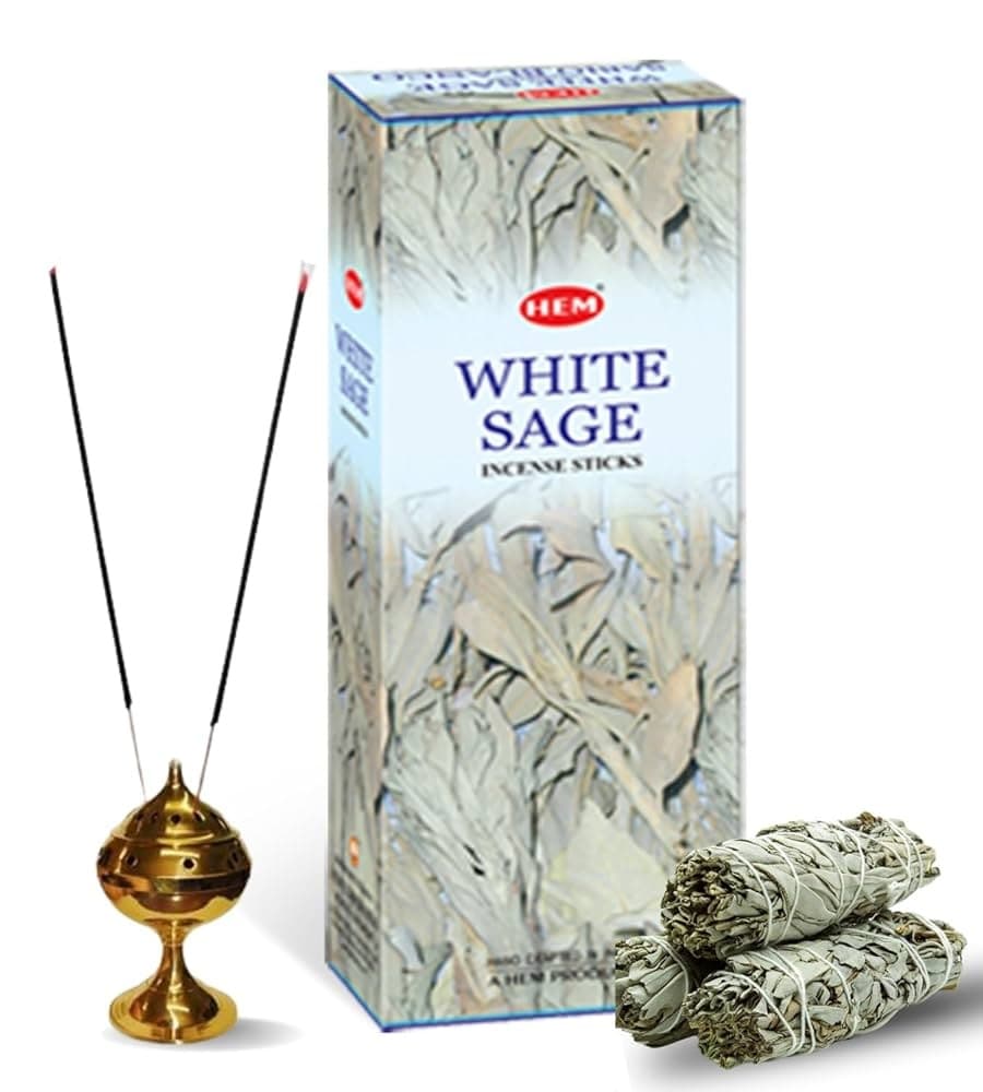 HEM White Sage Incense Sticks 20pcs - Religious