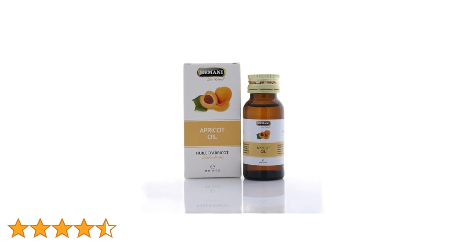 HEMANI APRICOT OIL 30ML - Cooking Essentials