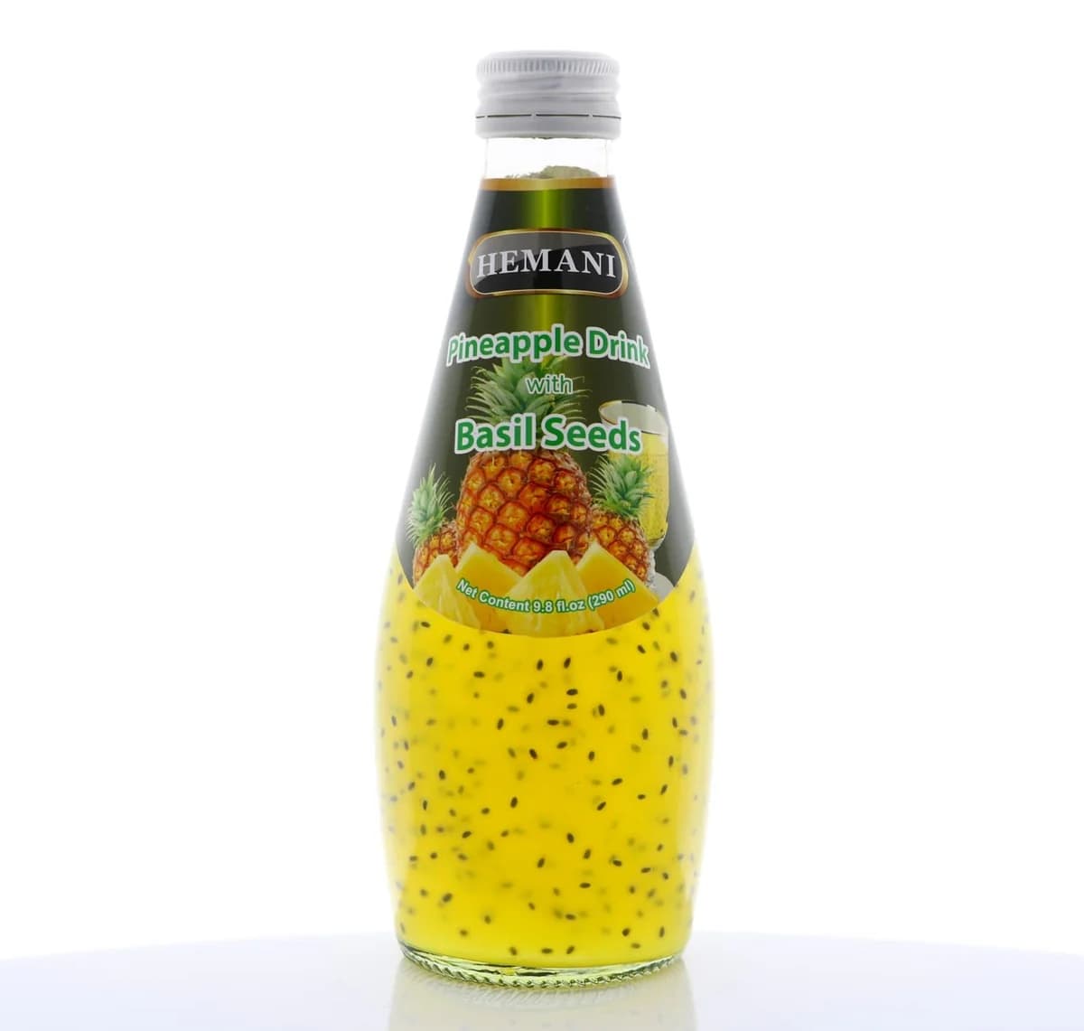 Hemani Basil Pineapple Drink 290ml - Beverages
