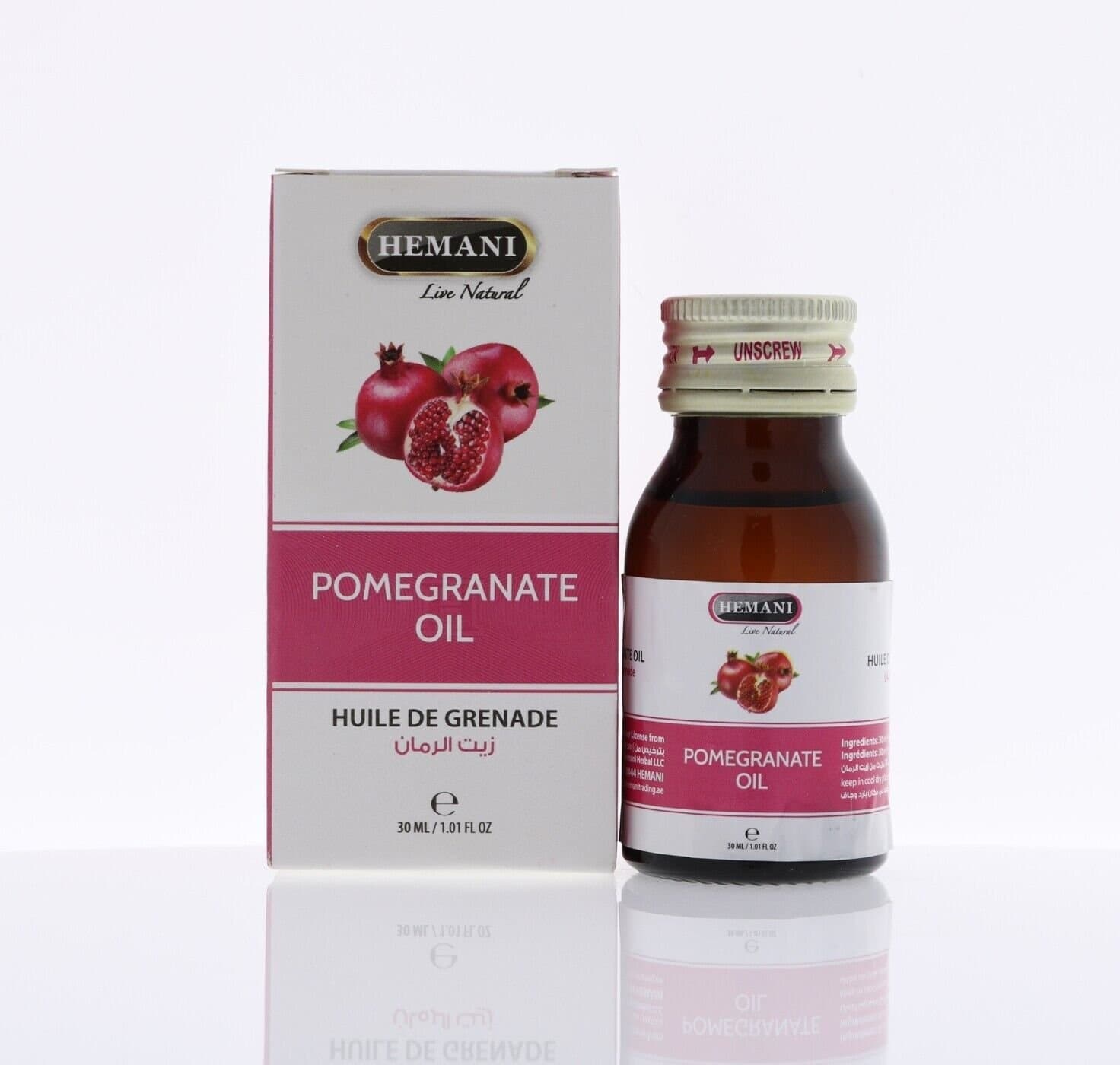 HEMANI POMEGRANATE OIL 30ML - Health & Care