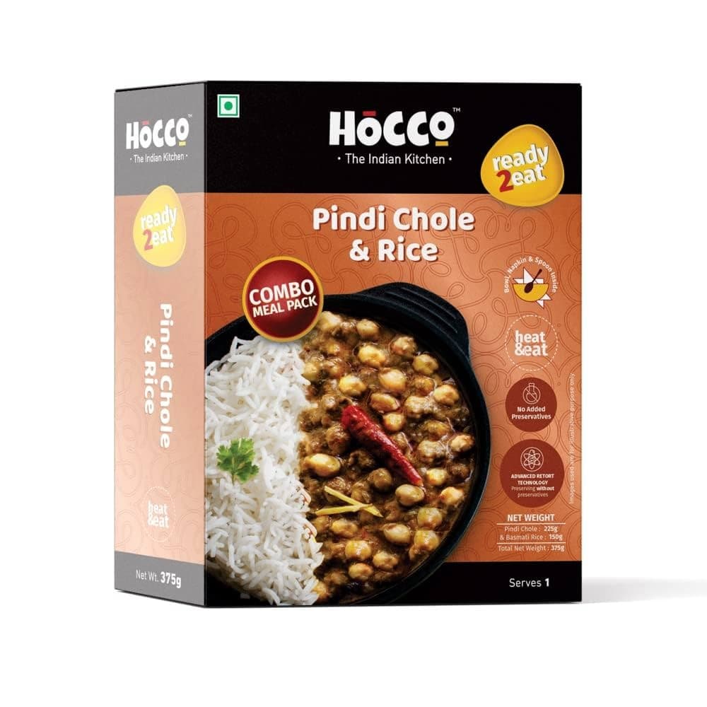 HOCCO PINDI CHOLE RICE 375GM - Ready-to-Cook