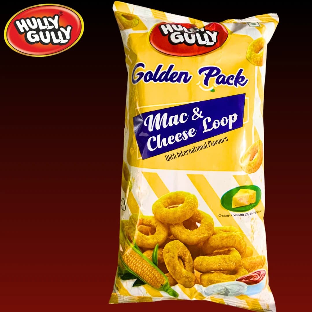 Hully Gully Mac & Cheese Corn-Puffs - Snacks