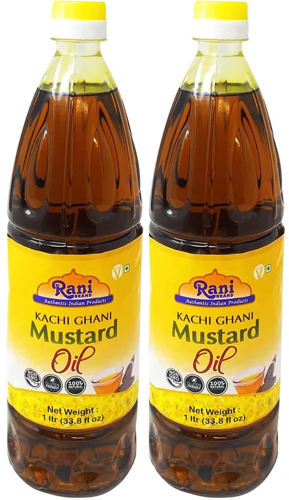 IH MUSTARD OIL KACHI GHANI 1LTR - Cooking Essentials