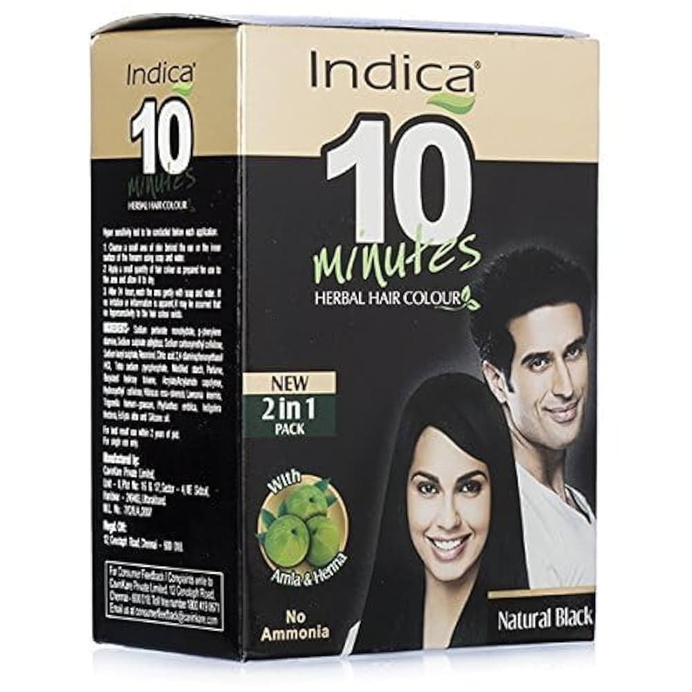 INDICA NATU BLACK HAIR CLR - Health & Care