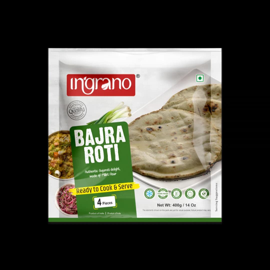 INGRANO BAJRI ROTI 400G - Bakery & Bread