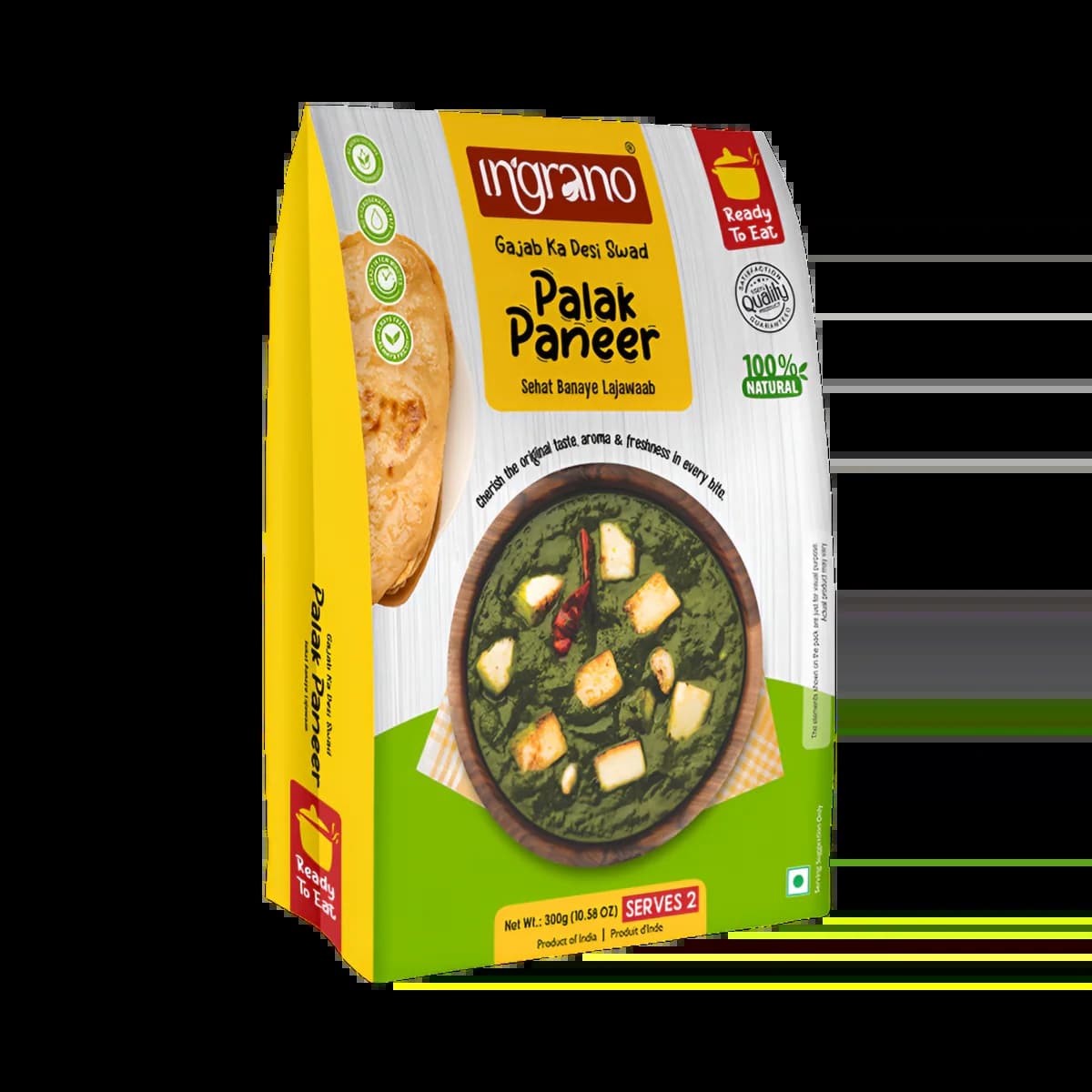 INGRANO PALAK PANER 285GM - Ready-to-Cook