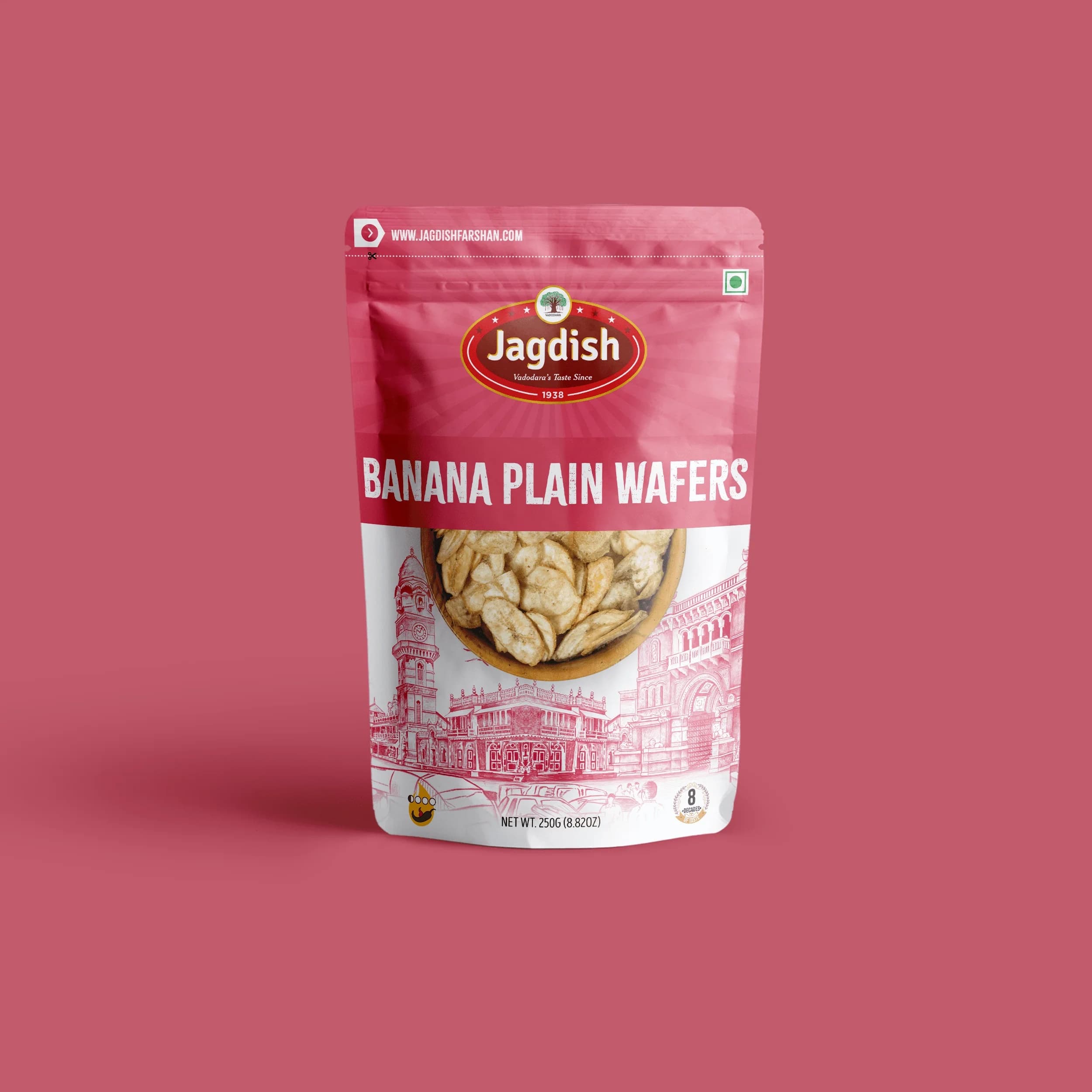 Jagdish Banana Wafer 250g - Snacks